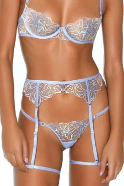 Bluebella - Lilly Thigh Harness - Hellblau
