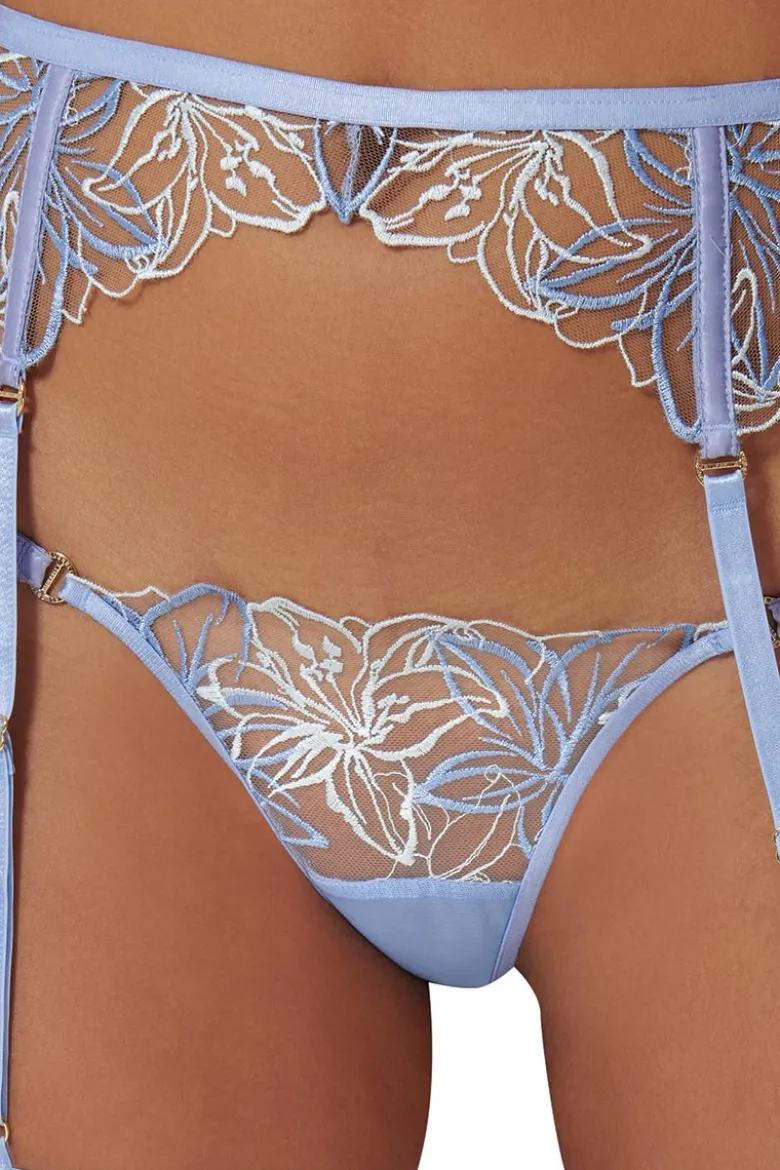 Bluebella - Lilly Thigh Harness - Hellblau
