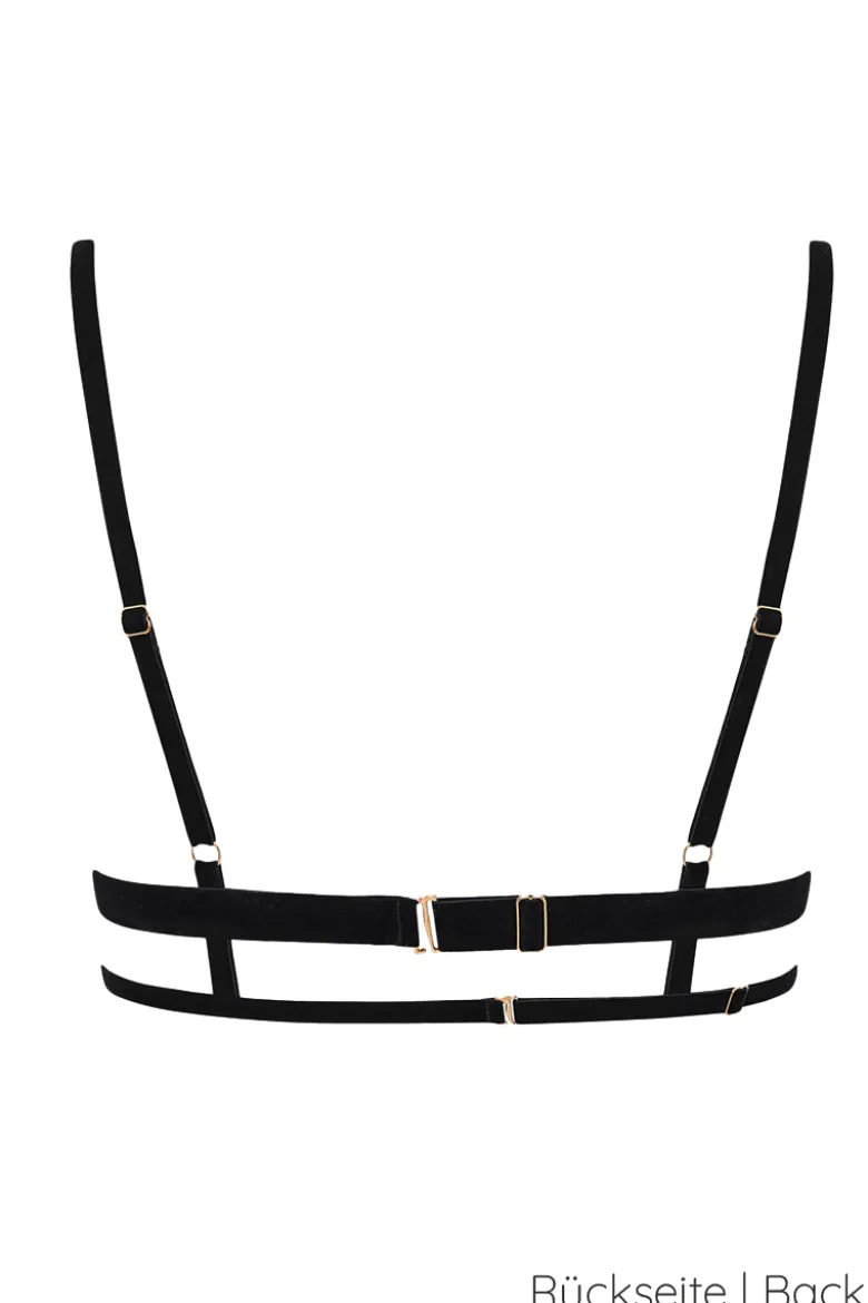 Bluebella - Simone BH Ouvert - Schwarz Gold