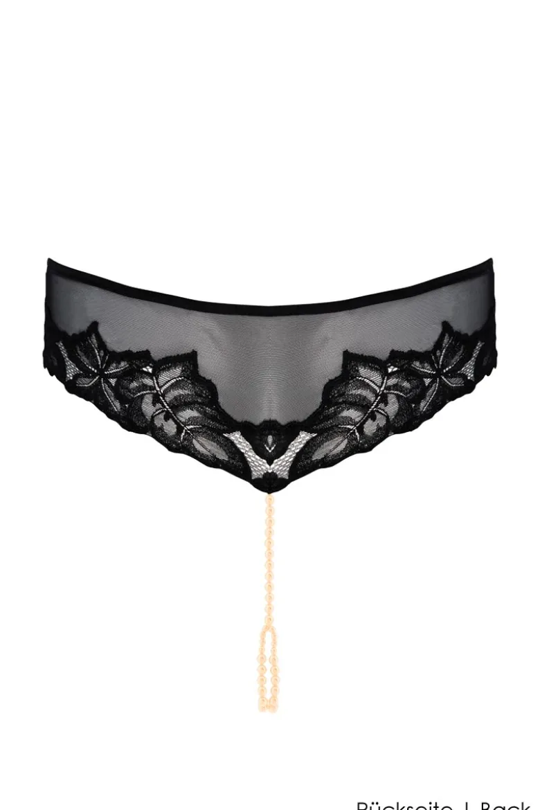 Bracli - London Brief / Perlenstring - Schwarz