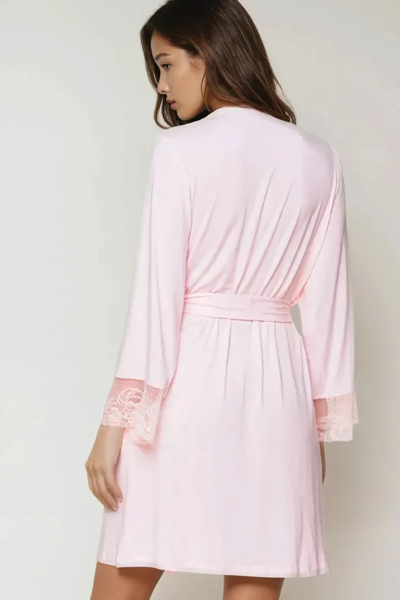 Coemi - Aurora Micromodal Kimono - Rosa