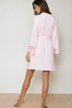 Coemi - Aurora Micromodal Kimono - Rosa