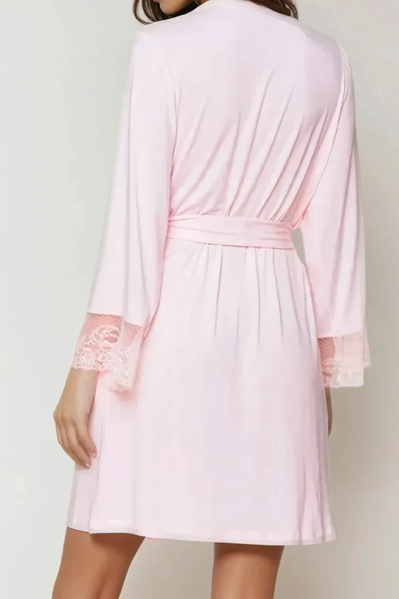 Coemi - Aurora Micromodal Kimono - Rosa