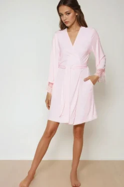 Coemi - Aurora Micromodal Kimono - Rosa