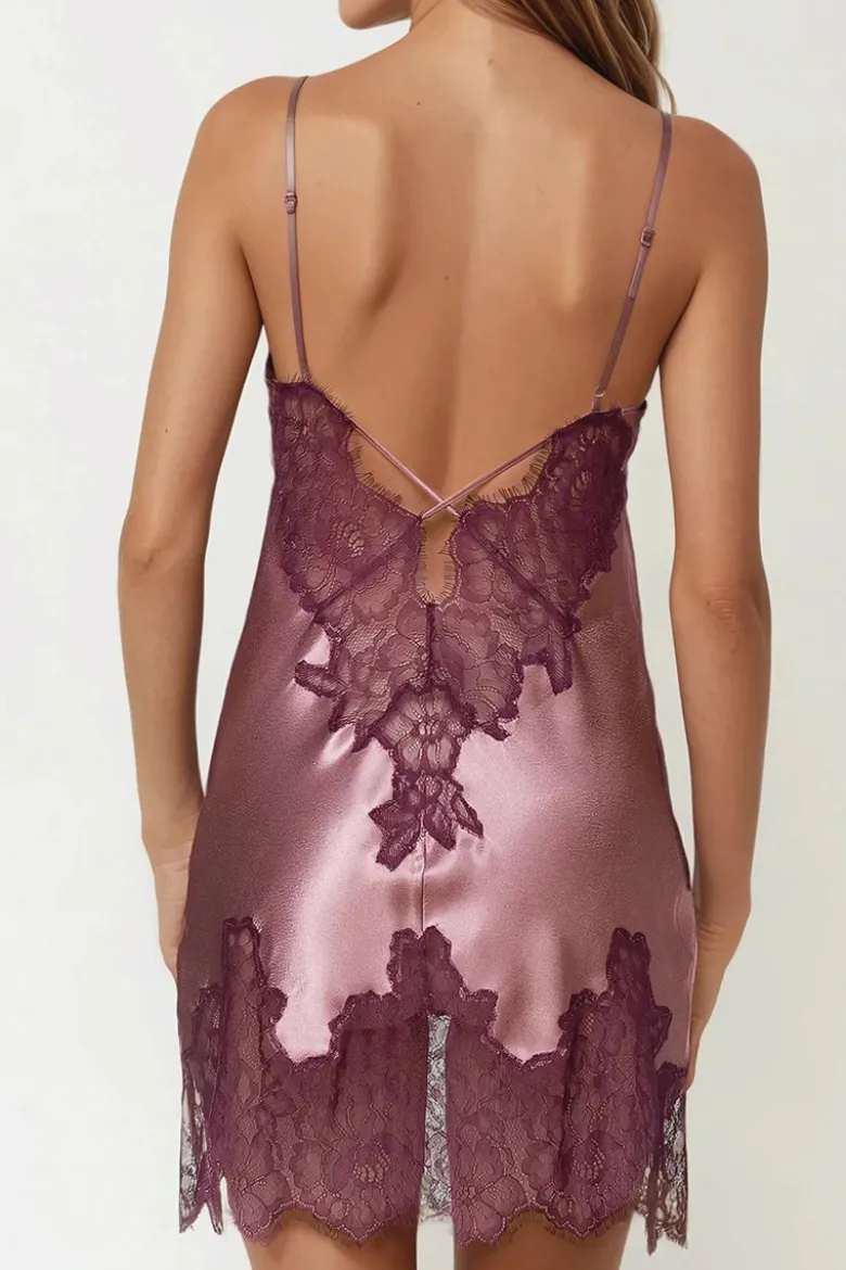 Coemi - Ayana Satin Slip Dress - Puder