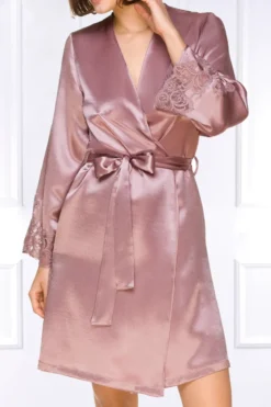 Coemi - Eline Satin Kimono - Dusty Pink