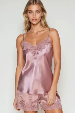 Coemi - Eline Satin Pyjama - Dusty Pink