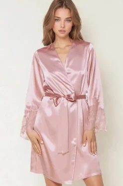 Coemi - Federica Satin Kimono - Puder