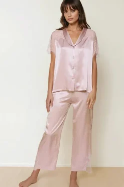 Coemi - Federica Satin Pyjama - Puder
