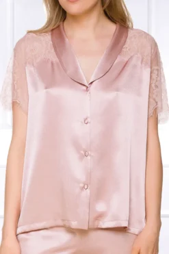 Coemi - Federica Satin Pyjama - Puder