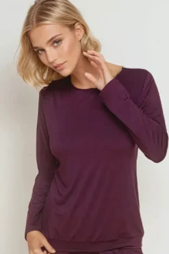 Coemi - Harlow Pyjama Set - Damson/Schwarz