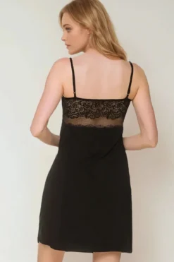 Coemi - Lucie sexy Nachthemd - Schwarz
