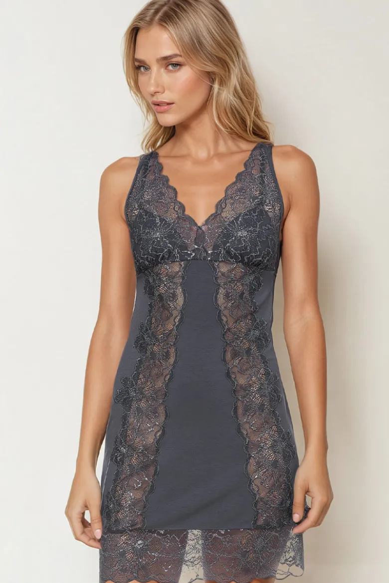 Coemi - Shine Nachthemd - Twilight Grau
