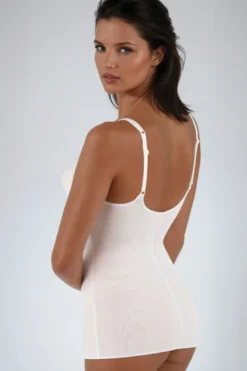 Cotton Club Basics - Lingerie Top Alida - Weiss