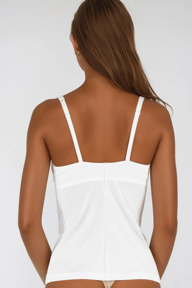 Cotton Club Basics - Lingerie Top Mietta - Weiss