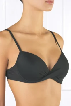 Cotton Club Basics - Push-up BH Diletta - Schwarz