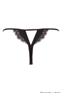 Cotton Club Seide - String - Sublime - Schwarz