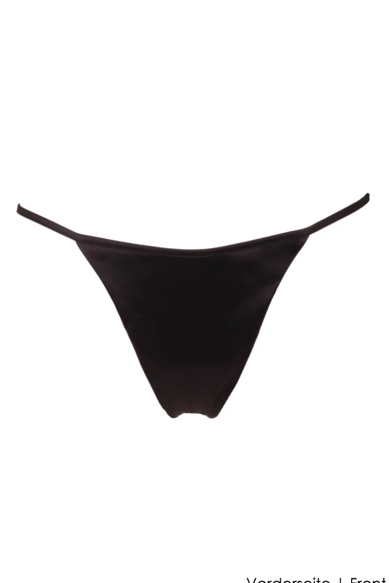 Cotton Club Seide - String - Sublime - Schwarz