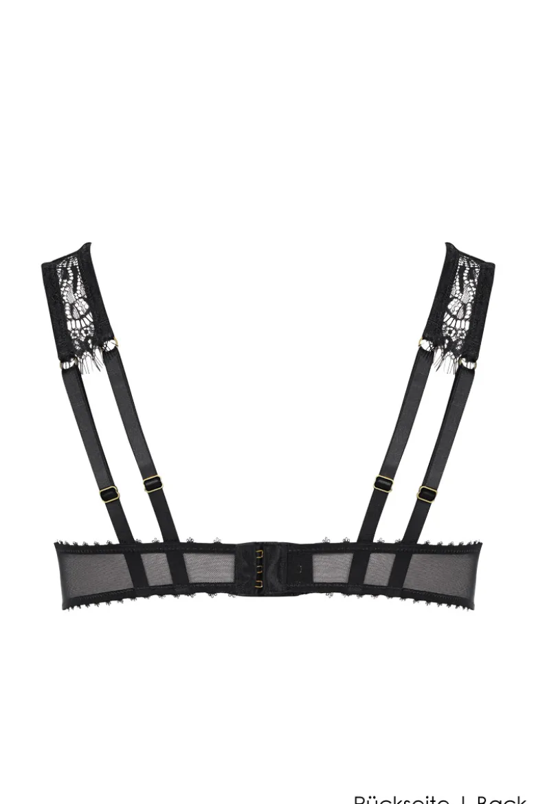Maison Close - Accroche Coeur BH Ouvert - Schwarz