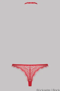 Maison Close - Accroche Coeur Harness String - Rot