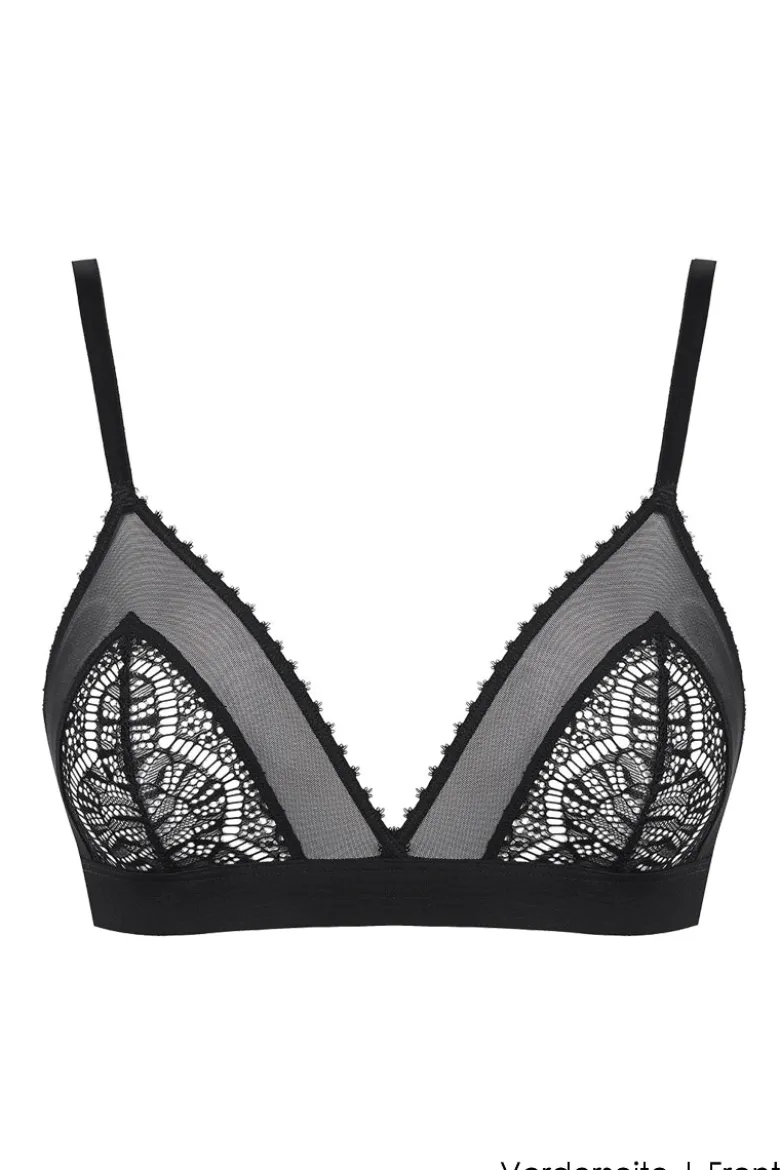 Maison Close - Accroche Coeur Triangel BH - Schwarz