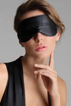 Maison Close - Augenmaske Monsieur - Schwarze Seide