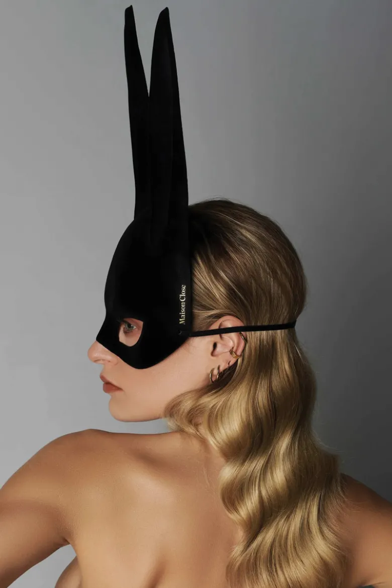 Maison Close - Bunny Mask with Tail - Schwarz
