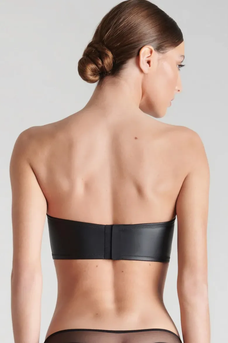 Maison Close - Chambre Noire Bustier BH - Wetlook Schwarz