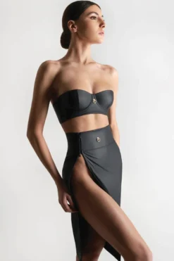 Maison Close - Chambre Noire Bustier BH - Wetlook Schwarz