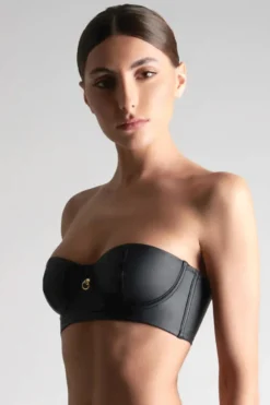 Maison Close - Chambre Noire Bustier BH - Wetlook Schwarz