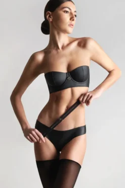 Maison Close - Chambre Noire Bustier BH - Wetlook Schwarz