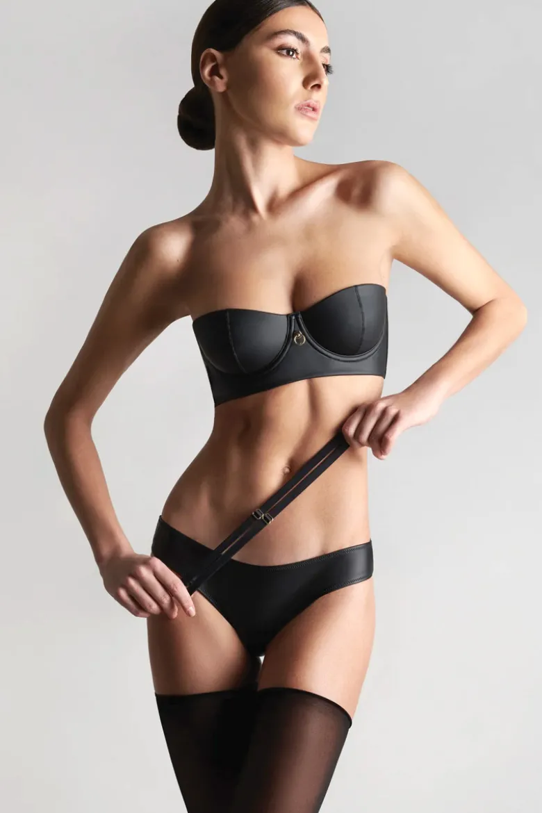Maison Close - Chambre Noire Bustier BH - Wetlook Schwarz