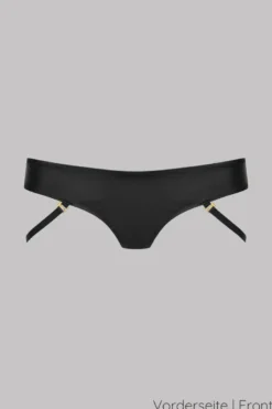 Maison Close - Chambre Noire Strappy String - Wetlook Schwarz