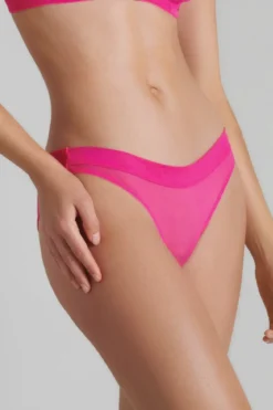 Maison Close - Corps a Corps Neon Slip - Pink/Gold