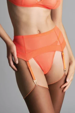 Maison Close - Corps a Corps Neon Strapsgürtel - Orange/Gold