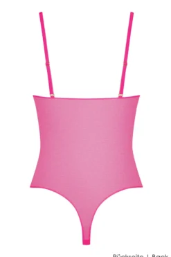Maison Close - Corps a Corps Neon Stringbody - Pink/Gold
