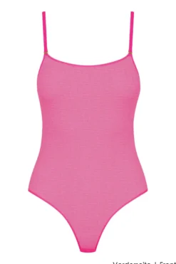 Maison Close - Corps a Corps Neon Stringbody - Pink/Gold