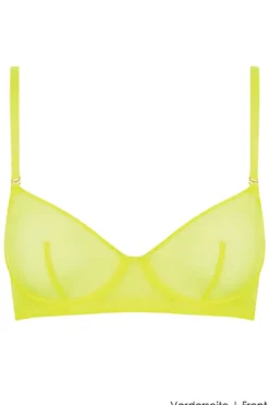 Maison Close - Corps a Corps Neon Balconette BH - Gelb/Gold