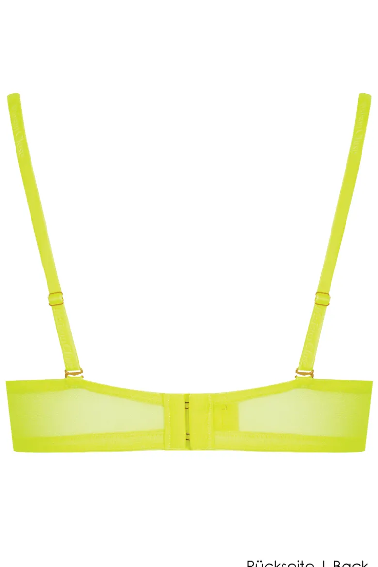 Maison Close - Corps a Corps Neon Balconette BH - Gelb/Gold