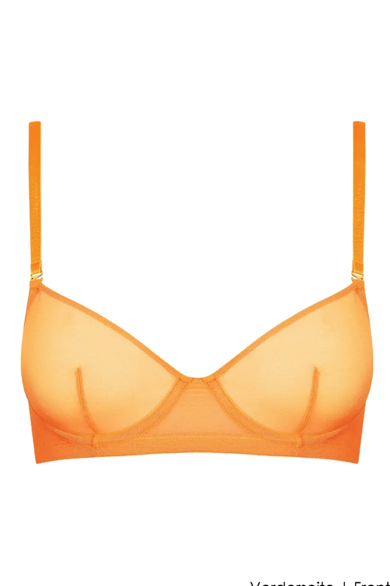Maison Close - Corps a Corps Neon Balconette BH - Orange/Gold
