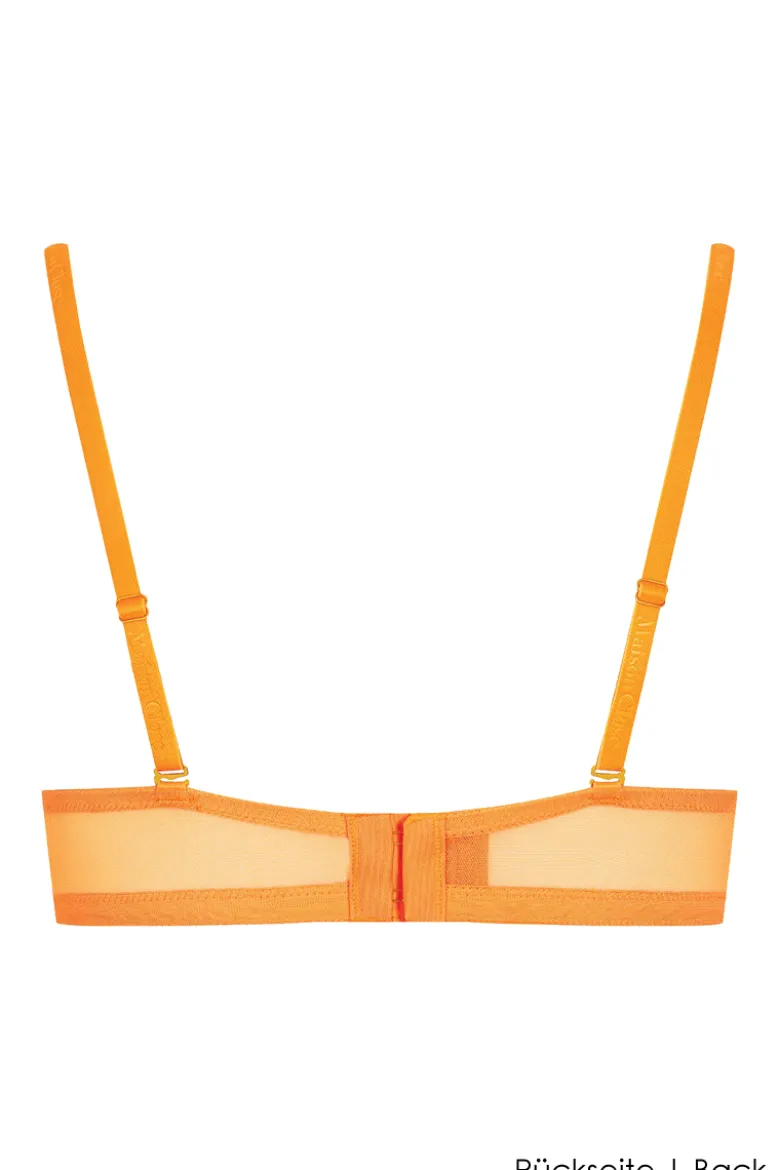 Maison Close - Corps a Corps Neon Balconette BH - Orange/Gold