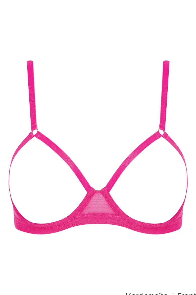 Maison Close - Corps a Corps Neon Ouvert BH - Pink/Gold