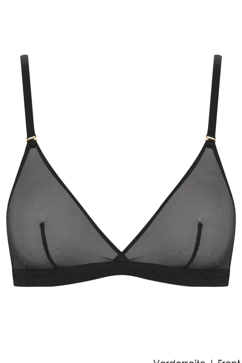Maison Close - Corps a Corps Triangel BH - Schwarz