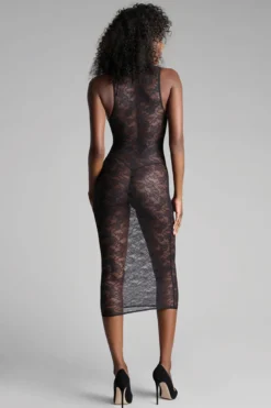 Maison Close - Flashback Midi Dress - Schwarz