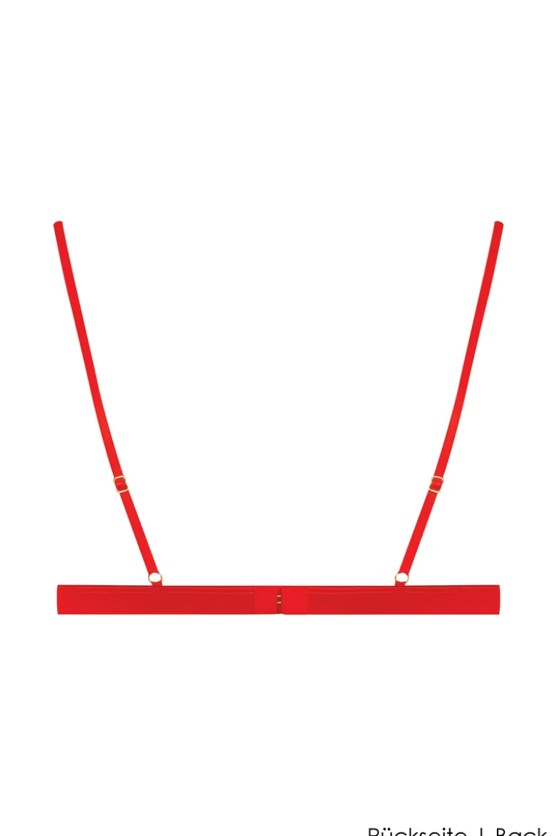 Maison Close - French Kiss Triangel BH - Rot