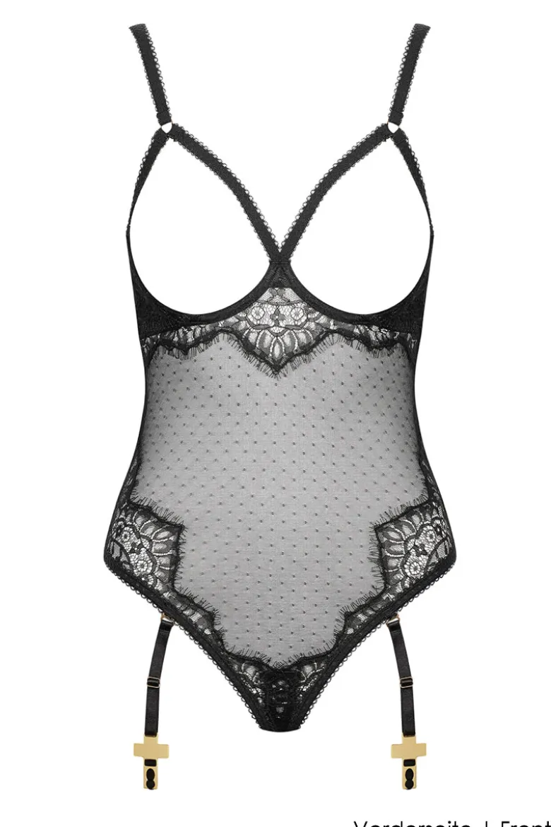 Maison Close - Inspiration Divine Body Ouvert - Schwarz