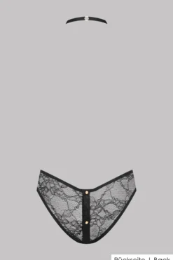 Maison Close - Jeux Magnetiques Ouvert Harness Slip - Schwarz