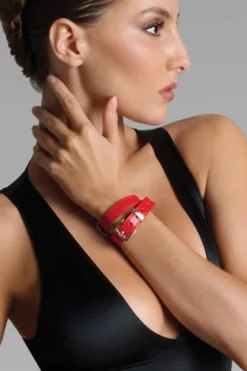 Maison Close - La Liaison Choker Halsband - Rot