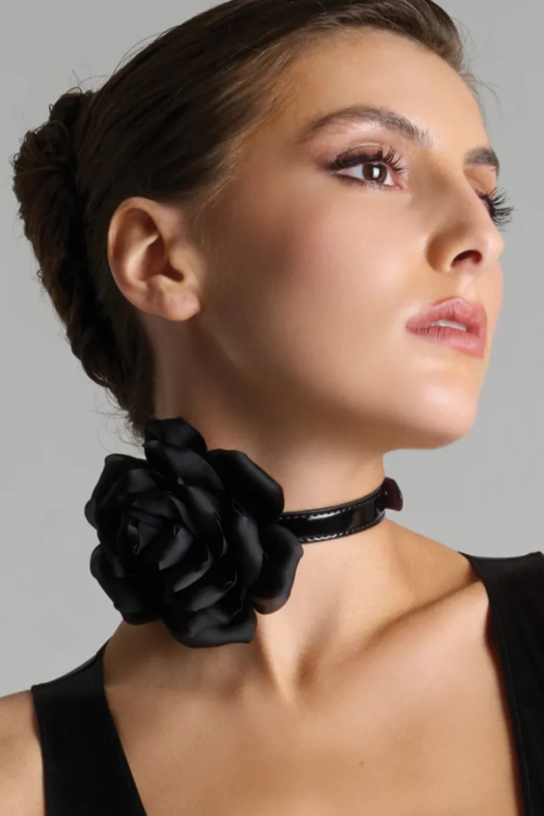 Maison Close - La Liaison Choker Halsband - Schwarz