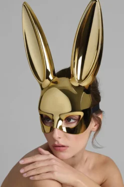 Maison Close - Mirror Bunny Mask - Gold